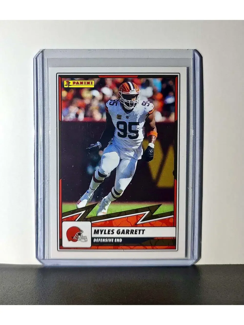 Myles Garrett 2025 Panini NFL #24 Sticker Card Cleveland Browns